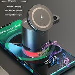 Wireless Charger Manufacturer - 15W 4-in-1 RGB Magnetic with Speaker Foldable Cube