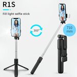 Selfie Stick Manufacturer - R1S Portable Mini with Fill Light Wireless Live Tripod