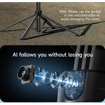 Selfie Stick Manufacturer - 360 Rotating 1630mm with Gesture Recognition C17 AI Face Tracking