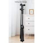 Microphone Stand Manufacturer - Adjustable Height 1.5m Dual Rod Black Floor Tripod