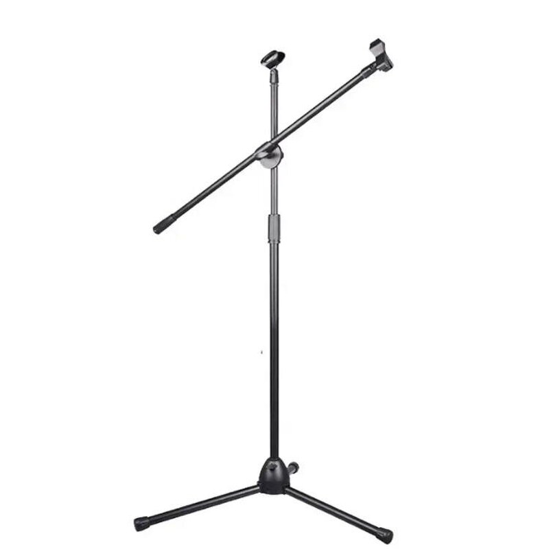 Microphone Stand Manufacturer - Floor Standing Double Pole Tripod for Live Streaming