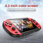 Handheld Game Console Manufacturer - X7 4.3 Inch Children's Nostalgic Dual Joystick PSP