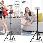 Tripod Stand Manufacturer - 1.6m Portable Adjustable Aluminum for Photography Live Streaming