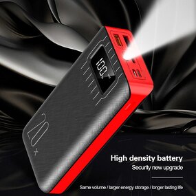 Power Bank Manufacturer - 20000mAh with Micro USB Input LED Display LI-Polymer Fast Charge