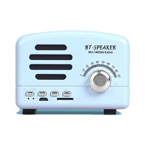 Wireless Speaker Manufacturer - Retro with FM Radio Portable Mini USB with OEM Logo