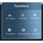Tripod Stabilizer Manufacturer - Auto Face Tracking 360 Intelligent AI for Video Shooting