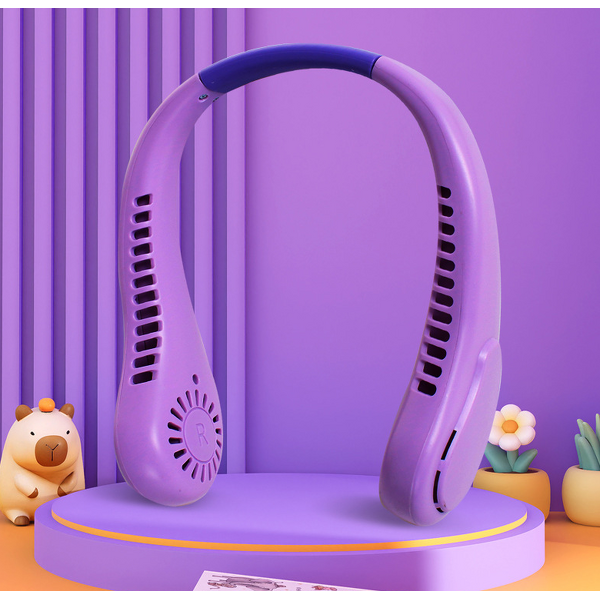 Neck Fan Manufacturer - Colorful Cute Mini Hanging USB Charging Bladeless for Sports