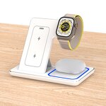 Wireless Charger Manufacturer - 3 in 1 Folding 15W Fast Stand Station for Phone Watch Earphone