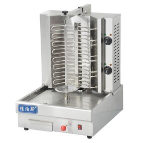 Shawarma Grill Machine - Manufacturer - 2-burner Electric Commercial Chicken Kebab
