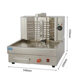 Shawarma Grill Machine - Manufacturer - 1-burner Electric Commercial Hamburger Kebab
