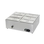 Bain Marie Food Warmer - Manufacturer - 6-Pan Commercial Electric Large Capacity