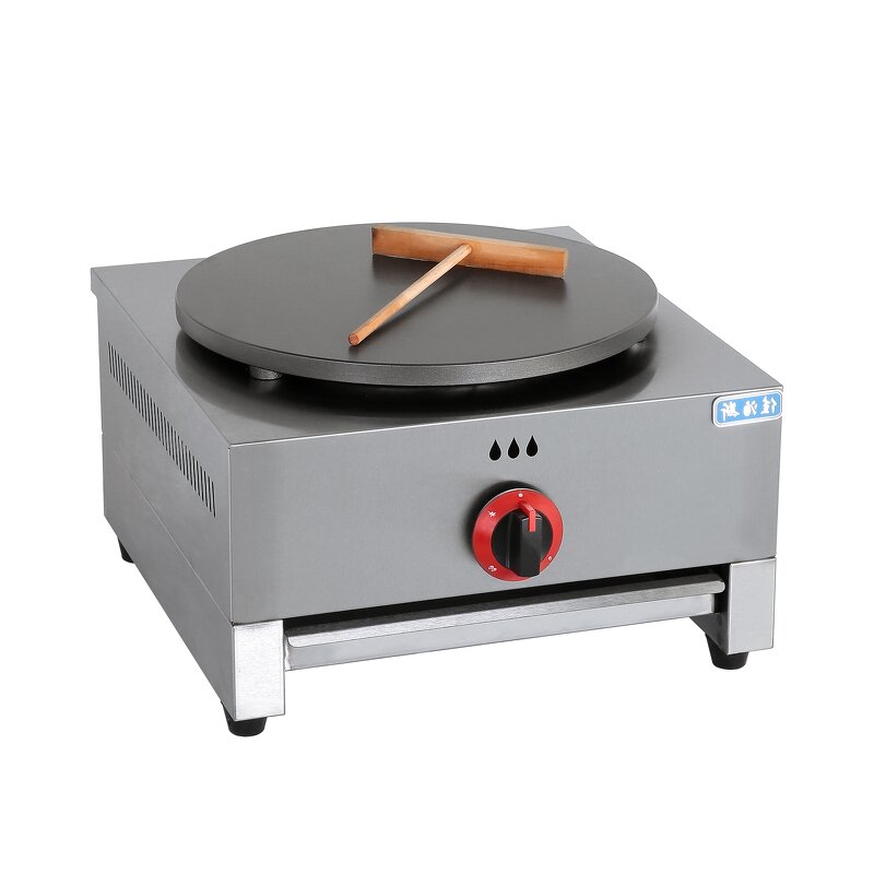 Crepe Maker Machine - Manufacturer - Commercial Portable Gas Big Size Single Burner