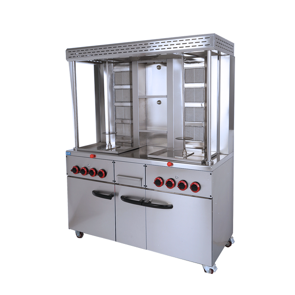 Shawarma Kebab Machine - Manufacturer - Commercial Gas Barbecue Automatic Rotation
