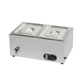 Bain Marie Food Warmer - Manufacturer - 2-Pan Stainless Steel Restaurant Catering