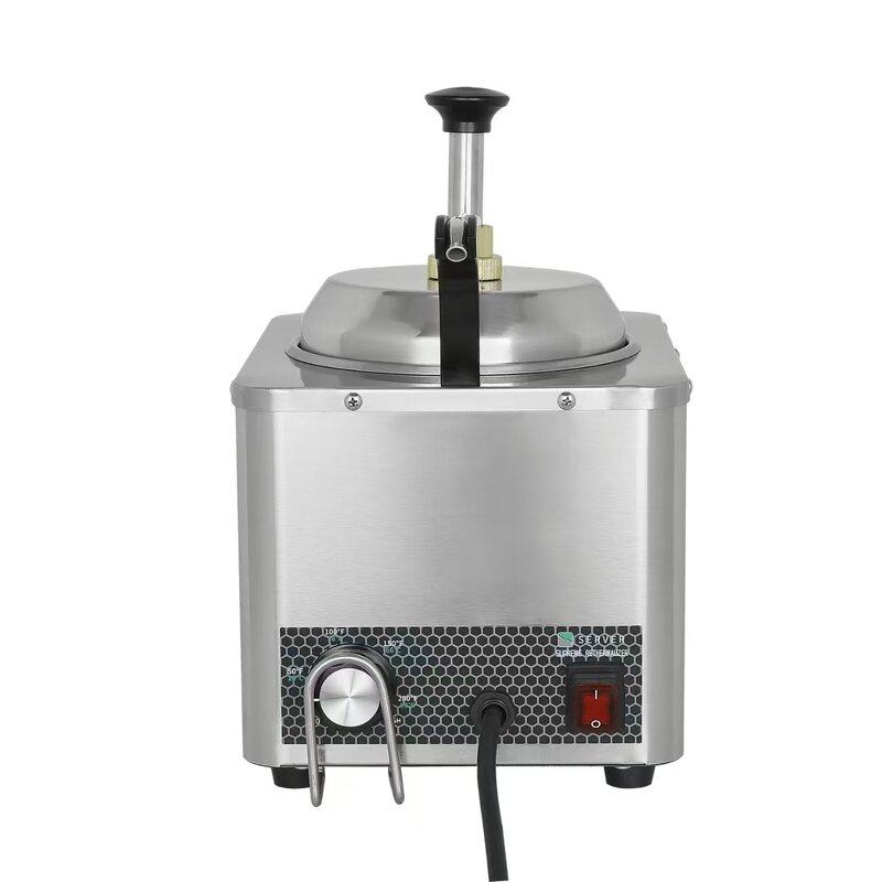 Cheese Dispenser Warmer - Manufacturer - JABS 2L Stainless Steel Pump Hot Chocolate
