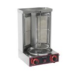 Mini Shawarma Grill - Manufacturer - 2-burner Gas Commercial Rotary Doner Kebab