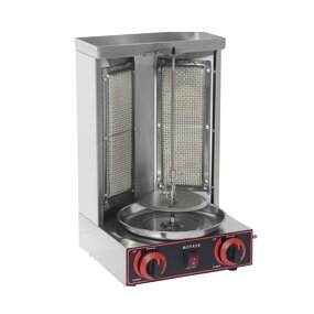 Mini Shawarma Grill - Manufacturer - 2-burner Gas Commercial Rotary Doner Kebab