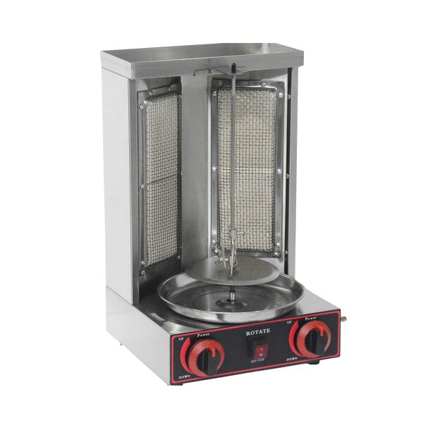 Mini Shawarma Grill - Manufacturer - 2-burner Gas Commercial Rotary Doner Kebab