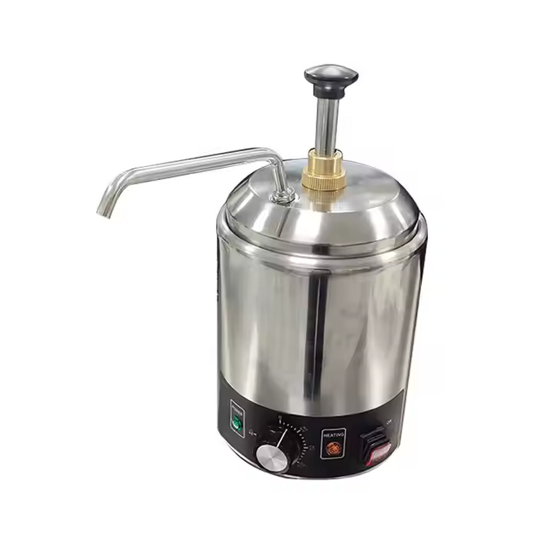 Cheese Dispenser Warmer - Manufacturer - 2.3L Stainless Steel Pump Hot Chocolate Sauce