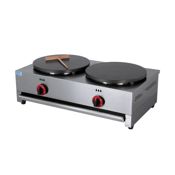 Crepe Pancake Maker - Manufacturer - Commercial Automatic Gas Double Nonstick Pan