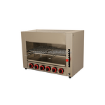 Gas Salamander Grill - Manufacturer - 6 Burners LPG Infrared Over Fire Lift Fish