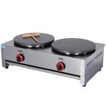 Crepe Maker Machine - Manufacturer - Commercial Portable Gas Outdoor Double Burner
