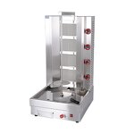 Shawarma Grill Machine - Manufacturer - Gas 4-burner Commercial Automatic Rotating Kebab