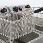 Deep Fat Fryer - Manufacturer - Commercial Electric Double Two Tank Frying Machine