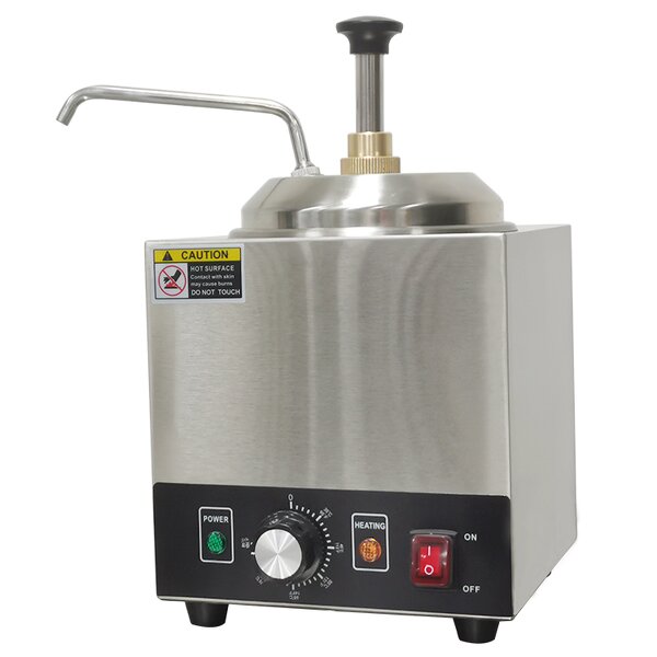 Cheese Dispenser Warmer - Manufacturer - 2.3L Stainless Steel Pump Hot Chocolate Sauce
