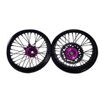 Supermoto Wheels Set - Manufacturer - 17 Inch Aluminum Alloy Gas Gas EC250 300 2021-2023