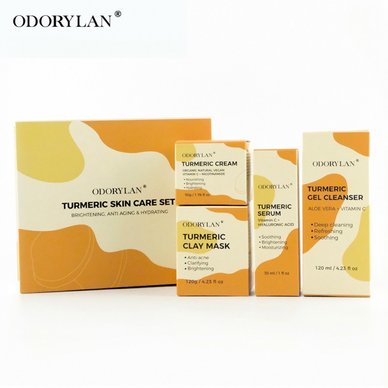 Gold Anti-Acne Set Manufacturer - OEM Travel-Safe Collagen Niacinamide Set