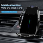 Auto Clamping Car Charger - Manufacturer - 15W Fast Wireless Phone Mount Holder C2