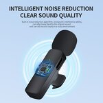 K9 Dual Wireless Mic - Manufacturer - Lightning Charging BT Noise Canceling Live