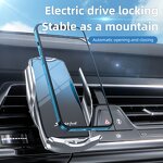 Wireless Car Charger - Manufacturer - C1 C12 Metal Auto Clamping 15W Fast Charging