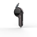 Retractable Car Charger - Manufacturer - 30W USB-C PD K2 ABS Charging Hub for Phones