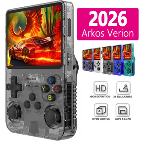 R36S 128GB Console - Manufacturer - 21000+ ArKOS Linux PK 64GB 15000+ Games