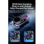 Retractable Car Charger - Manufacturer - 30W USB-C PD K2 ABS Charging Hub for Phones