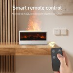 Portable Flame Diffuser - Manufacturer - Colorful Bonfire Fireplace Aroma Remote Home