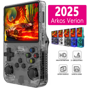 R36S Retro Game Console - Manufacturer - Preinstalled Emulator 3.5 Inch Portable