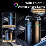 Car Air Freshener Manufacturer - Luxury Alloy with Electric Perfume Solid Balm Ambient Color Light