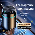 Car Air Freshener Manufacturer - Luxury Alloy with Electric Perfume Solid Balm Ambient Color Light