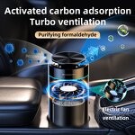 Car Air Freshener Manufacturer - Luxury Alloy with Electric Perfume Solid Balm Ambient Color Light