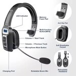 Wireless Headset Manufacturer - Hands Free ENC Noise Canceling for Call Center Trucker BT