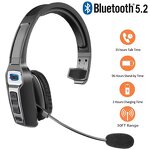 Wireless Headset Manufacturer - Hands Free ENC Noise Canceling for Call Center Trucker BT
