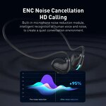 Open-ear Earphone Manufacturer - HY-1 Hot Sale BT5.3 Touch Control Air Conduction Sports Wireless