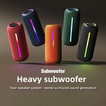 Wireless Subwoofer Manufacturer - ST-132 Multifunctional Portable Colorful LED Light Mini Outdoor Party with Night Light