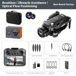 RC Drone Manufacturer - Foldable Mini V156 MAX with Dual Camera Obstacle Avoidance Flow Positioning Wifi FPV