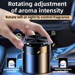 Car Air Freshener Manufacturer - Luxury Alloy Metal Long-Lasting Aromatherapy Solid Balm Diffuser Interior Perfume Kit