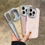 Phone Case Manufacturer - Velvet Snow Mountain Pattern Electroplated for iPhone 15 Pro Max 16 14 17 Pro Max