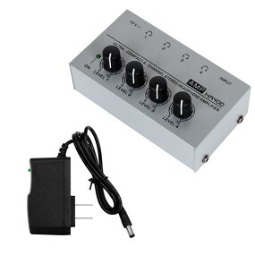 Headphone Amplifier Manufacturer - HA400 Metal Mini 4-Channel Digital Power for Recording